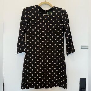 C. Wonder Black and White Polka Dot Dress